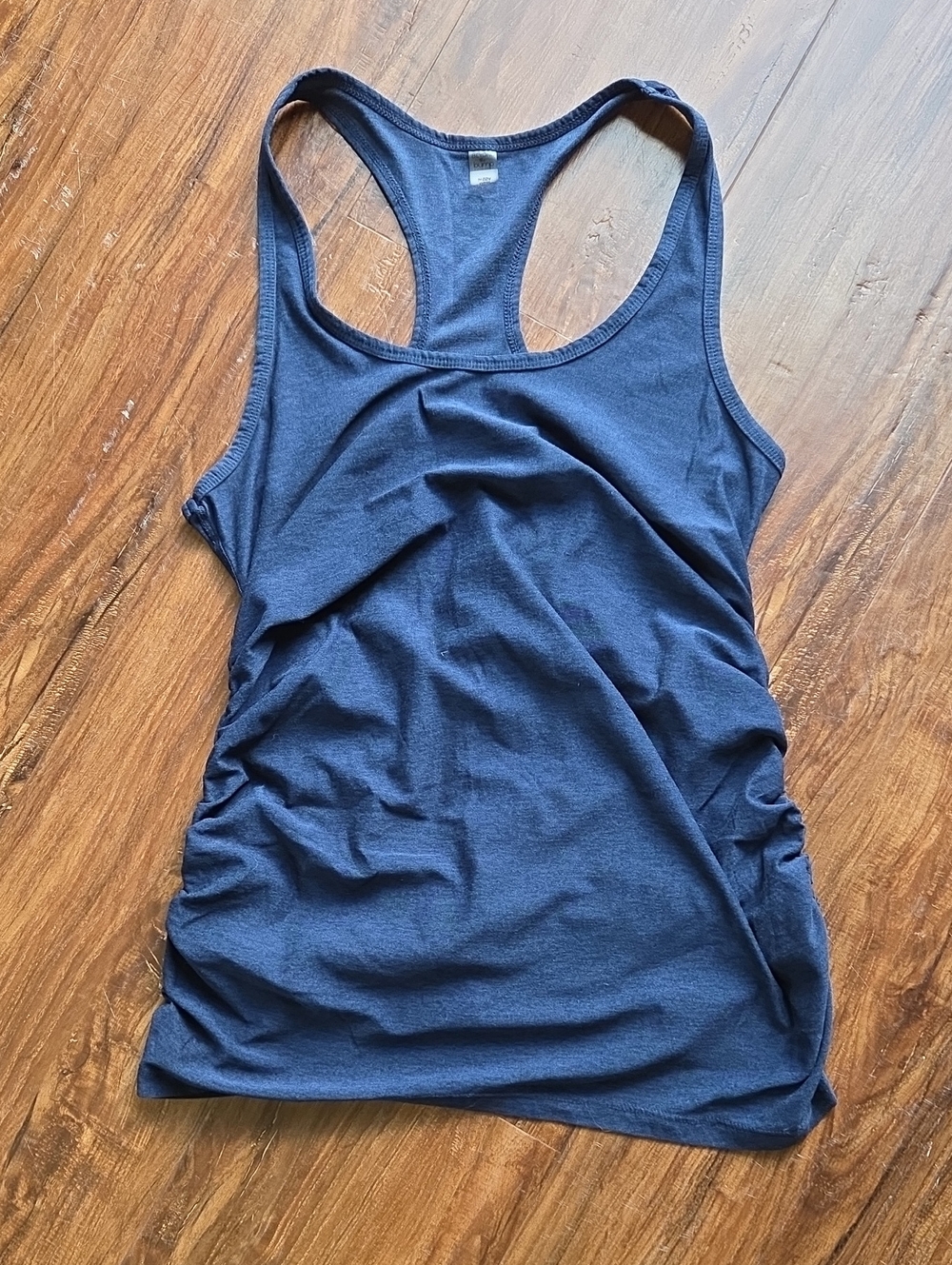 EUC Beyond the Bump Navy Racerback Maternity Tank